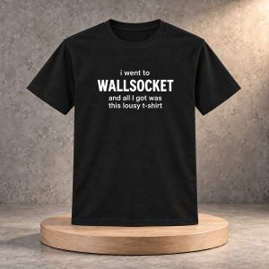 2026 I Went To Wallsocket And All I Got Was This Lousy T Shirt Shirt