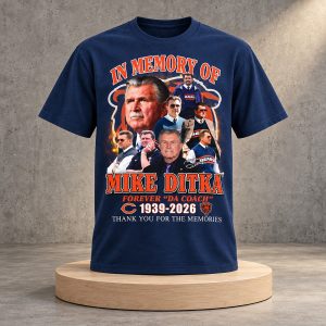 2026 In Memory Of Coach Mike Ditka Bears Shirt