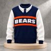2026 Mike Ditka Bears Costume Christmas Ugly Sweater
