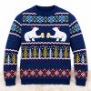 2026 Polar Bear Beer Ugly Christmas Sweater