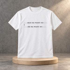 2026 Begin RSA Private Key 4 End RSA Private Key Shirt
