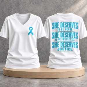2026 Jane Doe She Deserves To Be Heard She Deserves To Be Protected She Deserves Justice Shirt