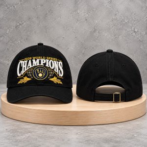 2026 Brewers Champions Locker Room World Series Hat