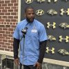 Anthony Levine Baltimore Ravens Blue Striped Shirt 2