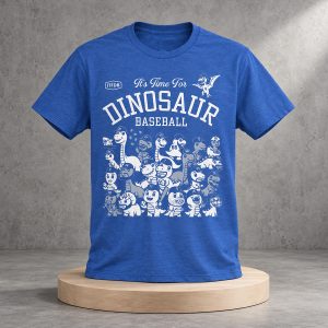 2026 Dodgers It’s Time For Dinosaur Baseball Shirt