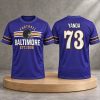 Coach Jon Gruden Football Baltimore Est 1996 Yanda 73 Jersey