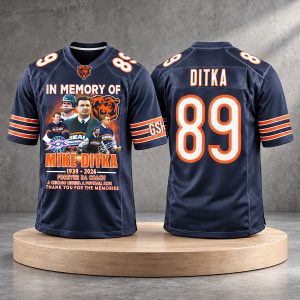 2026 Mike Ditka Thank You The Memories Bears Jersey