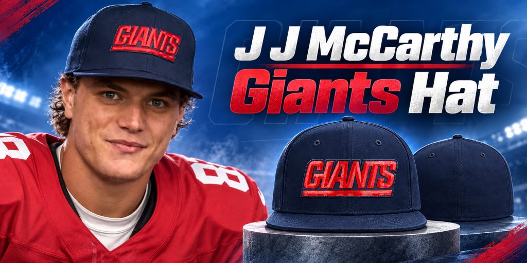 2026 J J McCarthy Giants Hat