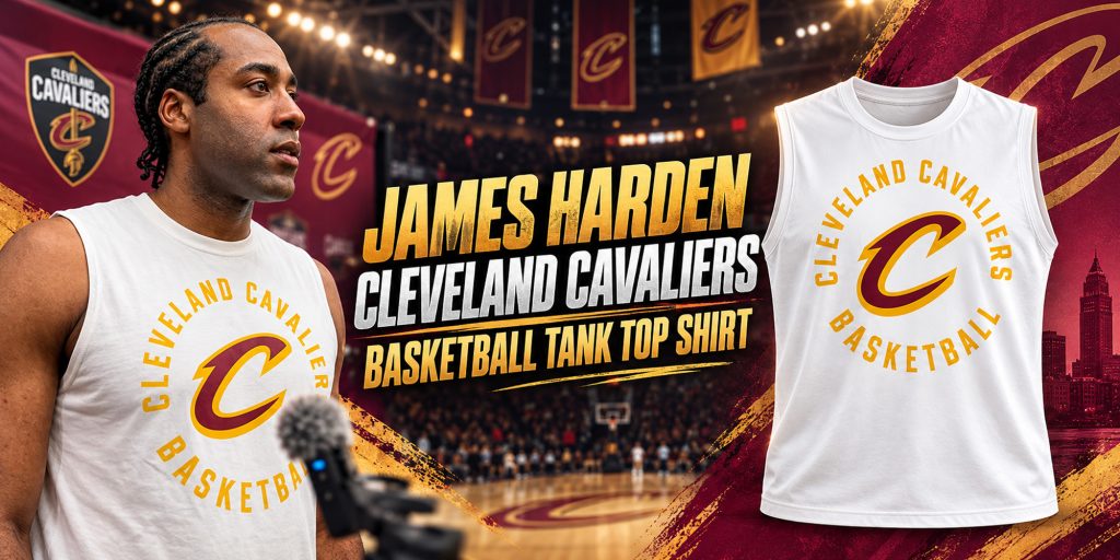 James Harden Cleveland Cavaliers Basketball Tank Top Shirt 3
