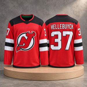 NJ Devils Hellebuyck No 37 Jersey