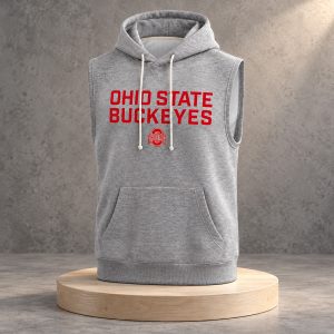 Denzel Ward Ohio State Buckeyes Standard Sleeveless Hoodie