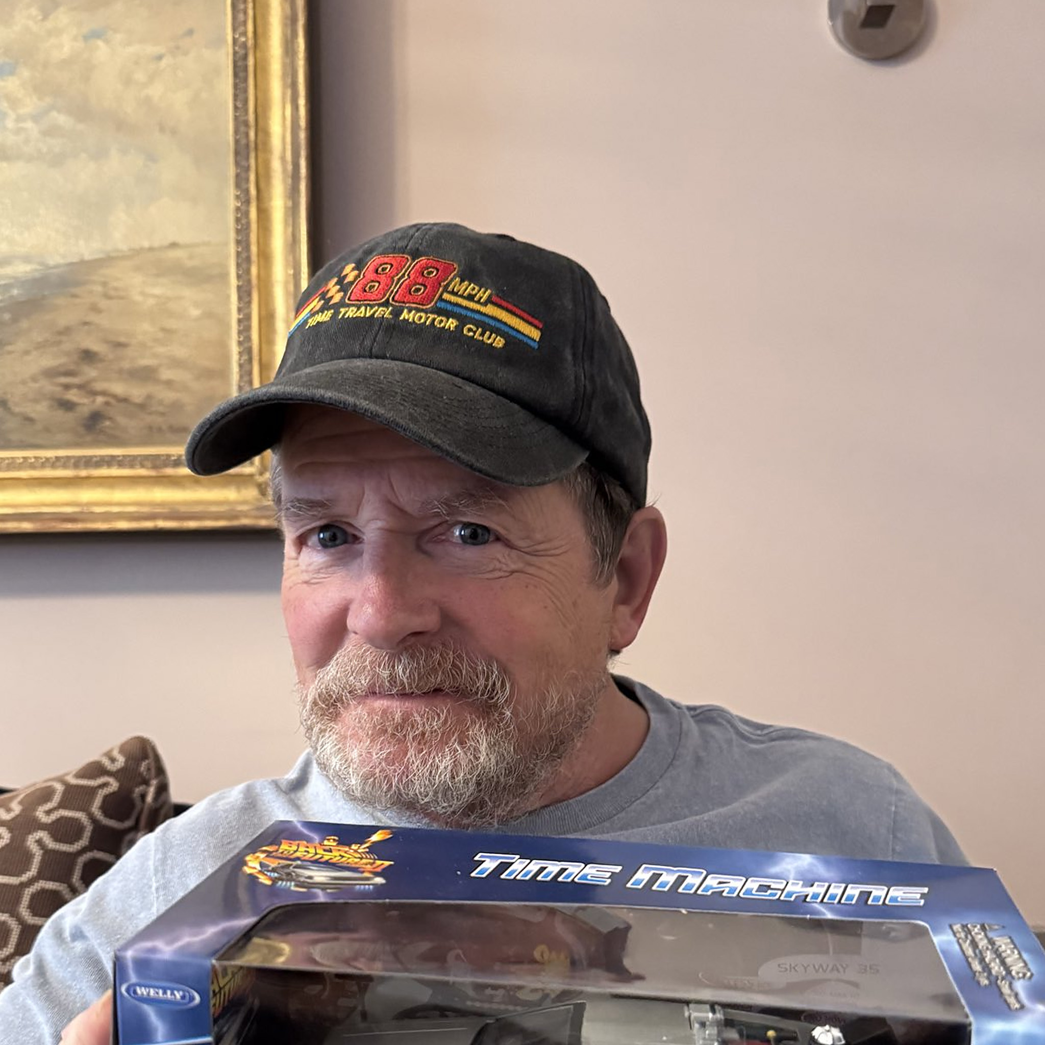 Michael J Fox 88 Mph Time Travel Motor Club Hat 2 Michael J Fox 88 Mph Time Travel Motor Club Hat
