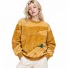 Mustard Yellow Farm Landscape Knit Sweater 1