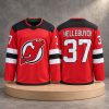 NJ Devils Hellebuyck No 37 Jersey