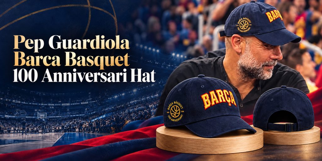 Pep Guardiola Barca Basquet 100 Anniversari Hat 3