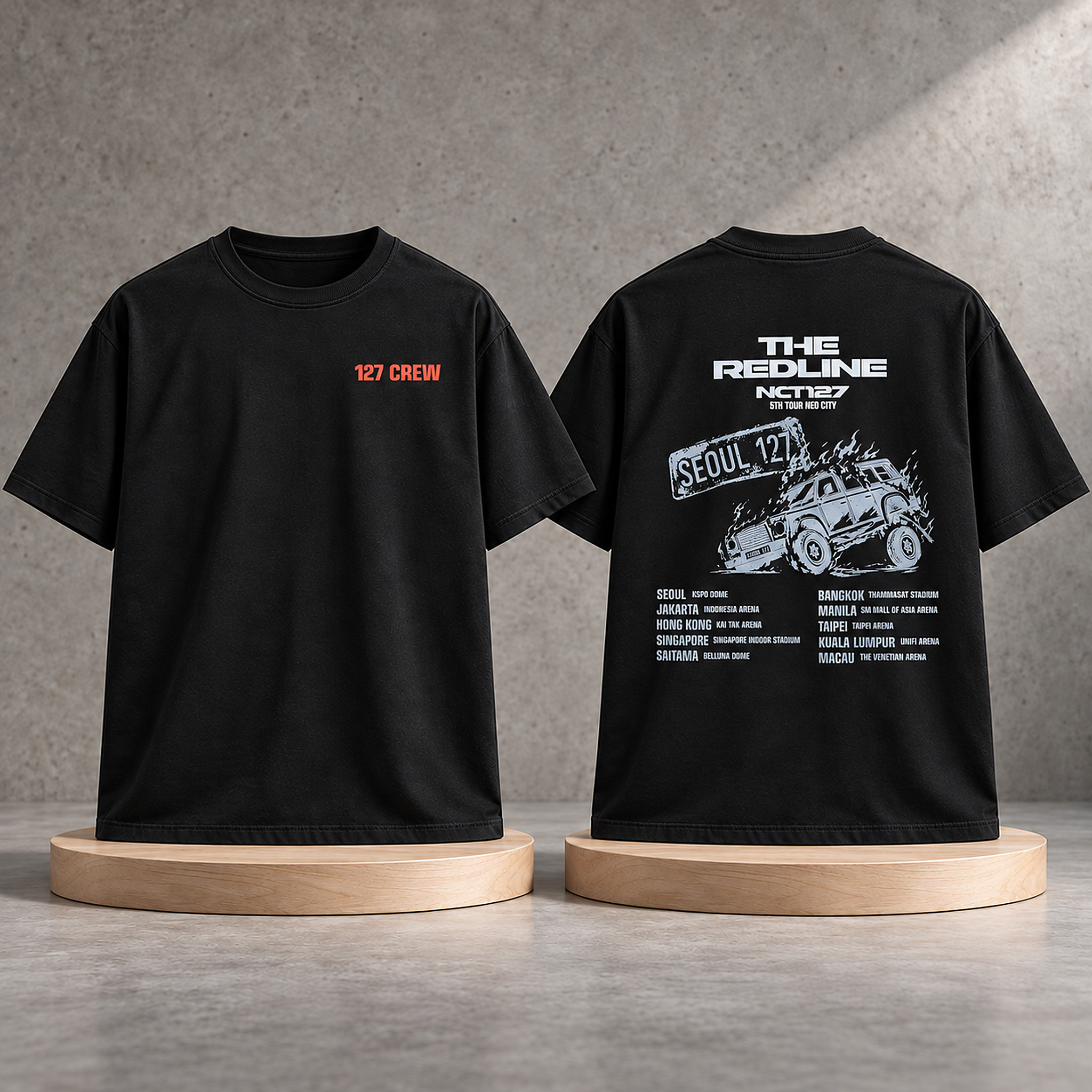 The Redline NCT 127 5th Tour Neo City Shirt 1 The Redline NCT 127 5th Tour Neo City Shirt