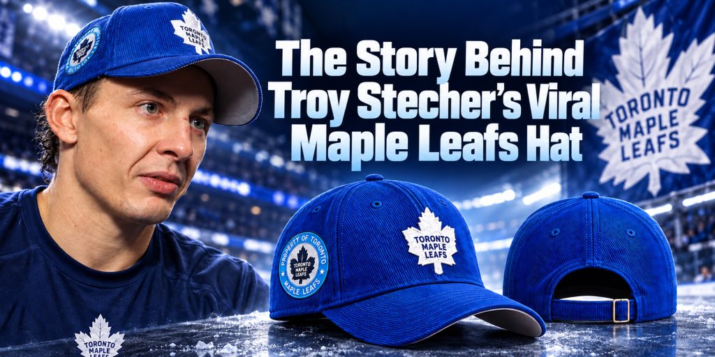 The Story Behind Troy Stecher’s Viral Maple Leafs Hat