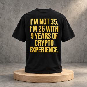 2026 I'm Not 35 I'm 26 With 9 Years Of Crypto Experience Shirt