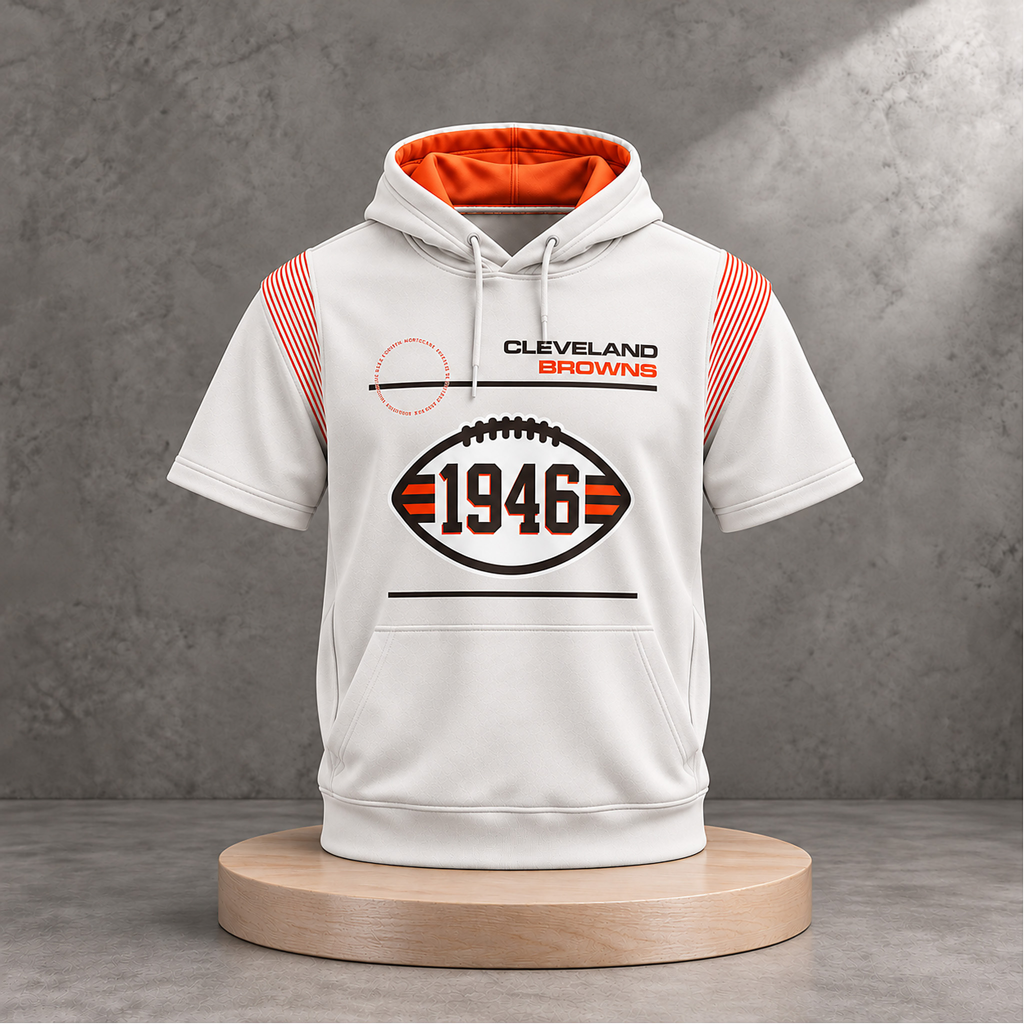 Deshaun Watson Cleveland Browns 1946 Short Sleeve Hoodie 1 Deshaun Watson Cleveland Browns 1946 Short Sleeve Hoodie