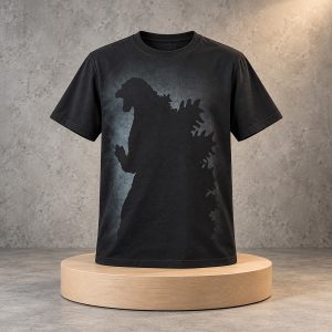 Hideo Kojima Godzilla Faded Shirt